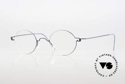 Lindberg Corona 44 Air Titan Rim Lindberg Specs Matte Dark Blue, LINDBERG Air Titanium Rim eyeglasses in size 44-25, Made for Men and Women