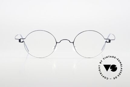 Lindberg Corona 44 Air Titan Rim Lindberg Specs Matte Dark Blue, distinctive quality and design (award-winning frame), Made for Men and Women