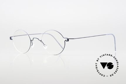 Lindberg Corona 44 Air Titan Rim Lindberg Specs Matte Dark Blue, simply timeless, stylish & innovative: grade 'vintage', Made for Men and Women