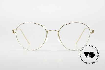 Lindberg Russel Air Titan Rim Minimalist Designer Glasses, unisex eyeglasses; with frame color PGT: polished gold, Made for Men and Women Lindberg Russel Air Titan Rim Minimalist Designer Glasses, unisex eyeglasses; with frame color PGT: polished gold, Made for Men and Women