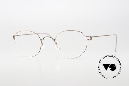 Lindberg Matt 44 Air Titan Rim Small Panto Eyewear Unisex, LINDBERG Air Titanium Rim eyeglasses in size 44-22, Made for Men and Women