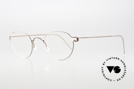 Lindberg Matt 44 Air Titan Rim Small Panto Eyewear Unisex, simply timeless, stylish & innovative: grade 'vintage', Made for Men and Women