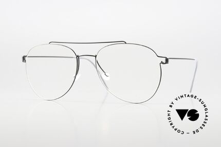 Lindberg Sonny 53 Air Titan Rim Black Titanium Aviator Frame, LINDBERG Air Titan ladies glasses and men's glasses, Made for Men and Women Lindberg Sonny 53 Air Titan Rim Black Titanium Aviator Frame, LINDBERG Air Titan ladies glasses and men's glasses, Made for Men and Women