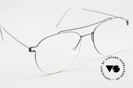 Lindberg Sonny 53 Air Titan Rim Black Titanium Aviator Frame, orig. Lindberg DEMO lenses can be replaced optionally, Made for Men and Women Lindberg Sonny 53 Air Titan Rim Black Titanium Aviator Frame, orig. Lindberg DEMO lenses can be replaced optionally, Made for Men and Women