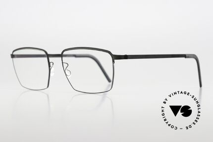 Lindberg 7426 Strip Titanium Black Square Men's Glasses, striking black eyeglass-frame in TOP-NOTCH quality, Made for Men Lindberg 7426 Strip Titanium Black Square Men's Glasses, striking black eyeglass-frame in TOP-NOTCH quality, Made for Men