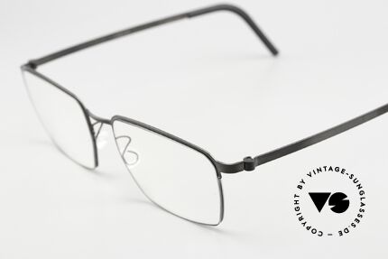 Lindberg 7426 Strip Titanium Black Square Men's Glasses, bears the predicate "true VINTAGE LINDBERG" for us, Made for Men Lindberg 7426 Strip Titanium Black Square Men's Glasses, bears the predicate "true VINTAGE LINDBERG" for us, Made for Men