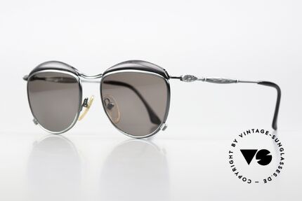 Jean Paul Gaultier 56-1274 St. Tropez Flair Sunglasses, interesting frame; rich in detail; fir green color, Made for Men and Women