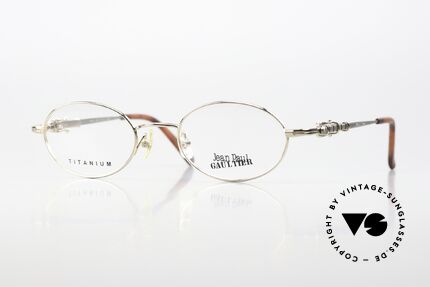 Jean Paul Gaultier 55-0039 Oval Titanium Frame 1996, vintage Jean Paul GAULTIER eyeglasses from 1996, Made for Men and Women Jean Paul Gaultier 55-0039 Oval Titanium Frame 1996, vintage Jean Paul GAULTIER eyeglasses from 1996, Made for Men and Women