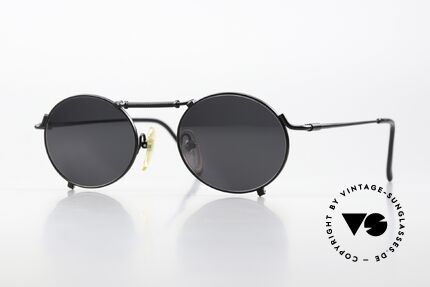 Jean Paul Gaultier 56-7162 Black 90's Designer Sunglasses, black designer model in great quality (rarity), Made for Men and Women Jean Paul Gaultier 56-7162 Black 90's Designer Sunglasses, black designer model in great quality (rarity), Made for Men and Women