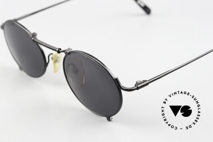 Jean Paul Gaultier 56-7162 Black 90's Designer Sunglasses, very dark tinted sun lenses (for intense sunlight), Made for Men and Women Jean Paul Gaultier 56-7162 Black 90's Designer Sunglasses, very dark tinted sun lenses (for intense sunlight), Made for Men and Women