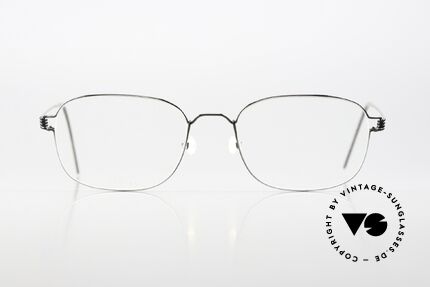 Lindberg Mars 52 Air Titan Rim Men's Specs Timeless Classic, men's glasses, model MARS, color PU9 = polished black, Made for Men