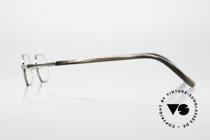 Lunor ST4 E-BT Octag Titan Antique Silver, unworn original with case (true collector's item), Made for Men and Women