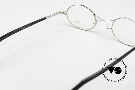 Lunor X-Bridge Oval Rare Precious Platinum Specs, Size: small, Made for Men and Women