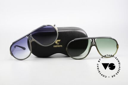 Carrera 5512 2 in 1 Sunglasses Blue & Green, Size: large, Made for Men
