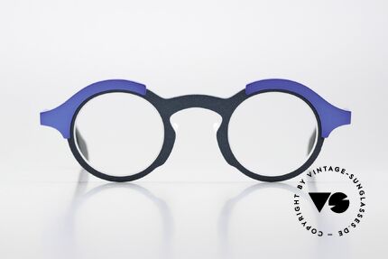 Theo Belgium Mille 71 Metal Frame Bicolor Blue Titan, model mille+71, color code 428 (blue bicolor), Made for Men and Women Theo Belgium Mille 71 Metal Frame Bicolor Blue Titan, model mille+71, color code 428 (blue bicolor), Made for Men and Women
