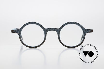 Theo Belgium Mille 64 Round Frame Dotted Pattern, model mille+64 from the "mille metal" collection, Made for Men and Women Theo Belgium Mille 64 Round Frame Dotted Pattern, model mille+64 from the "mille metal" collection, Made for Men and Women