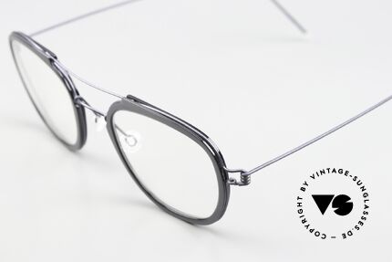Lindberg William Air Titan Rim Frame With Dark Blue & Gray, ladies eyeglasses and men's eyewear at the same time, Made for Men and Women Lindberg William Air Titan Rim Frame With Dark Blue & Gray, ladies eyeglasses and men's eyewear at the same time, Made for Men and Women