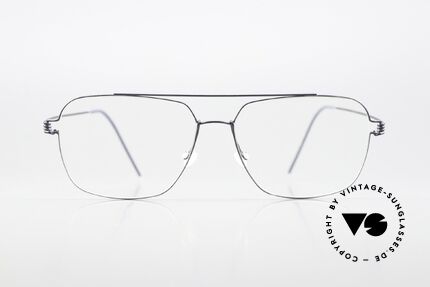Lindberg Martin Air Titan Rim Men's Frame Dark Blue Gray, Martin, size 55-15, 155, U16 = matt blue & matt gray, Made for Men Lindberg Martin Air Titan Rim Men's Frame Dark Blue Gray, Martin, size 55-15, 155, U16 = matt blue & matt gray, Made for Men